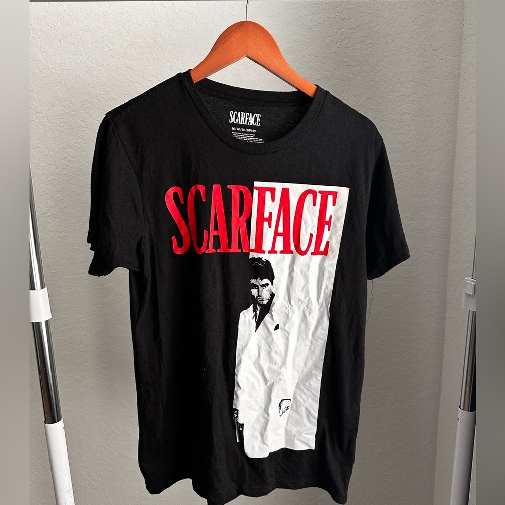 Scarface Black Graphic T-Shirt